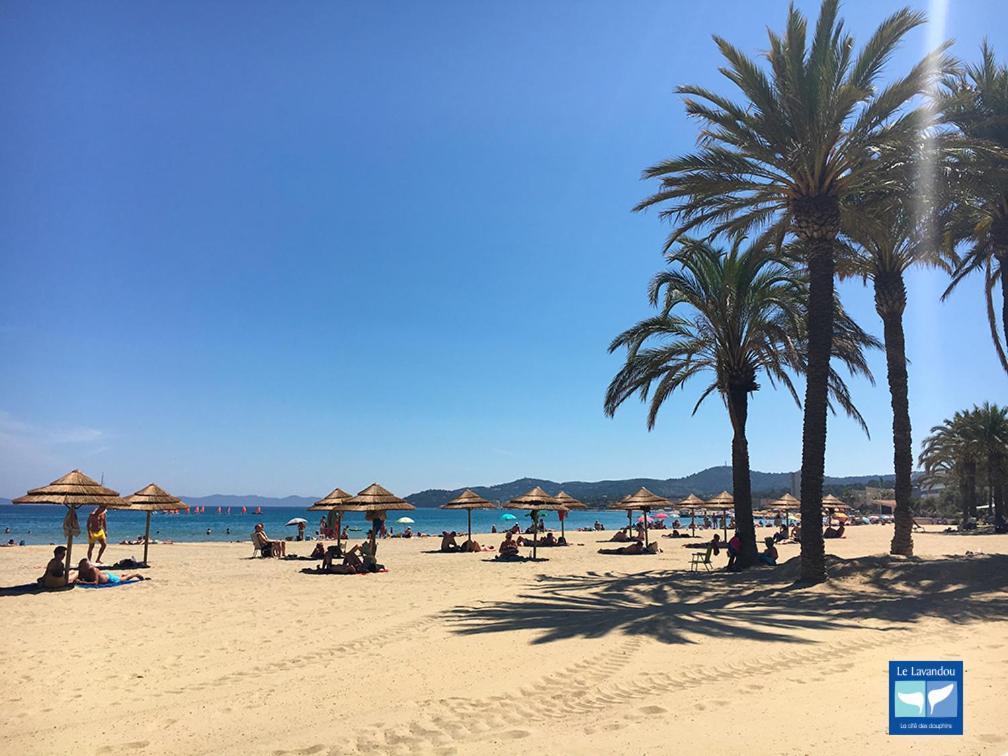 T2 rue piétonne Le Lavandou climatisé Esterno foto